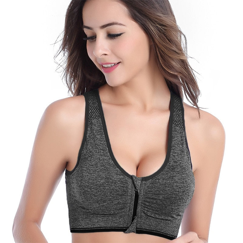 Zipper Professional Wireless Bra