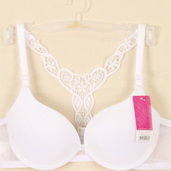 Sexy Front Closure Racerback Bra