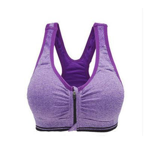 Zipper Professional Wireless Bra