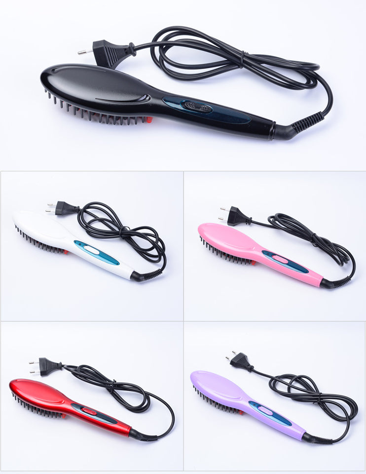 Hair Brush Fast Hair Straightener Comb