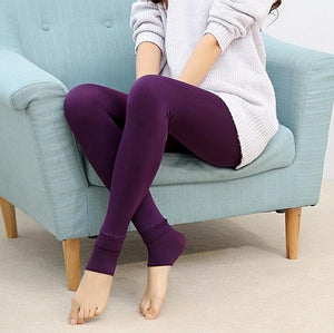 Warm Winter Bright Thick Slim Legging