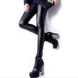 Women Pants Trousers Sexy Slim Shiny Fitness Faux Leather Legging 2018 NEW