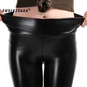 Warm Leather Legging for Winter