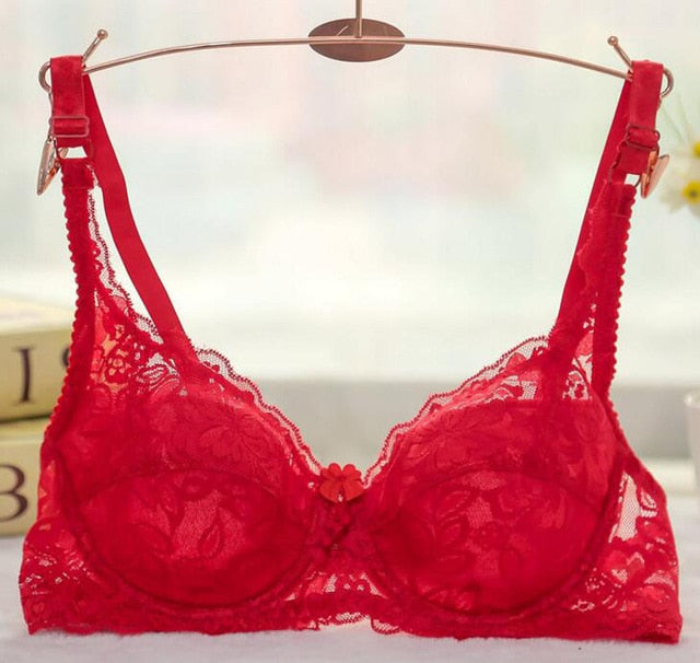 Women's Lace Underwire Push Up Bra