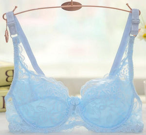 Women's Lace Underwire Push Up Bra