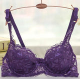 Women's Lace Underwire Push Up Bra