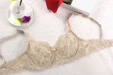 Women's Lace Underwire Push Up Bra