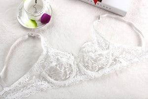 Women's Lace Underwire Push Up Bra