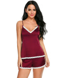 V-Neck Sleepwear Pajama Set