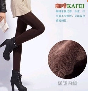 High Elastic Waist Winter Slim Leggings