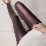 Faux Leather Leggings Women 4 Colors Skinny Pants