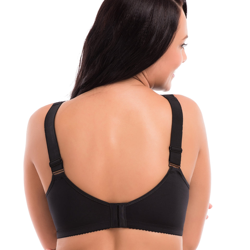 Soft Cups Embroibered Wireless Bra