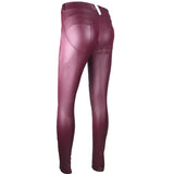 Sexy Leather Low Waist Women Leggings