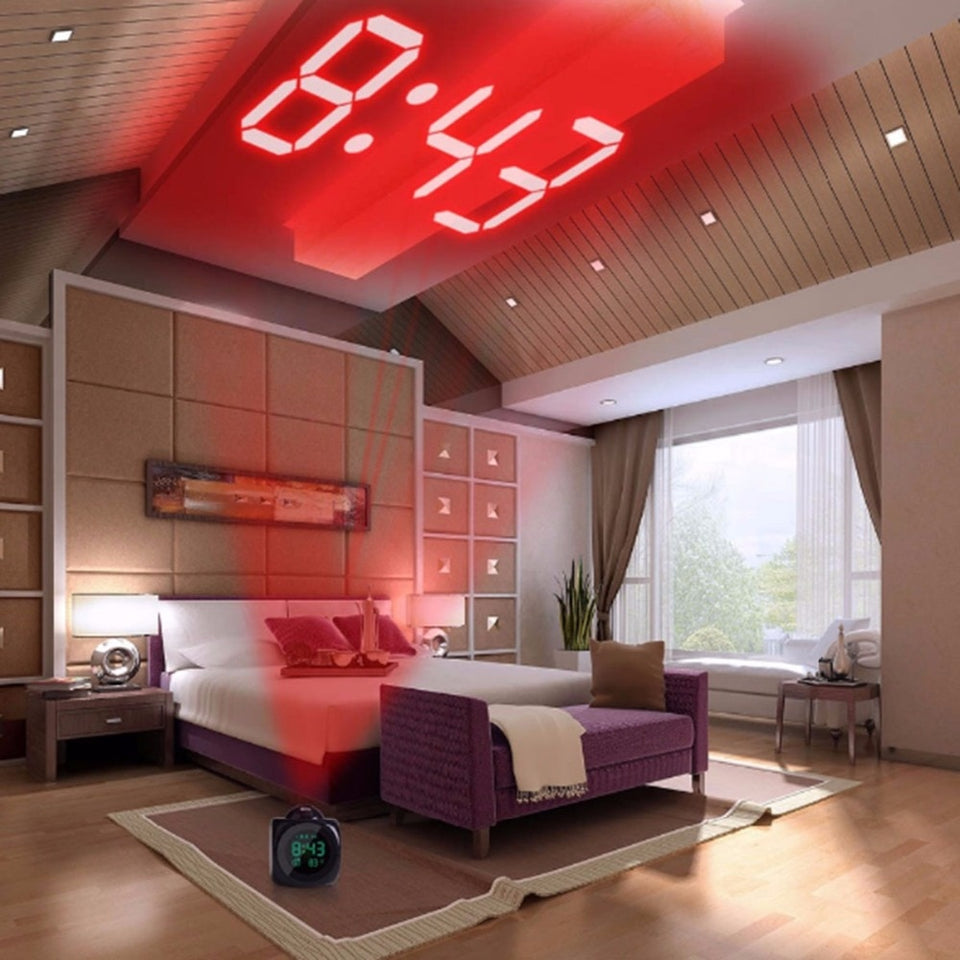 LED Display Time Digital Alarm Clock