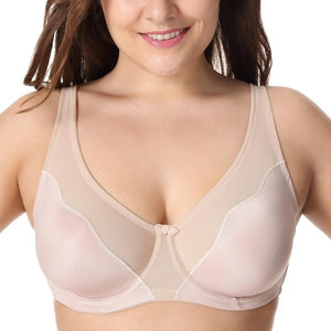 V-neck Full Coverage Underwire Bra