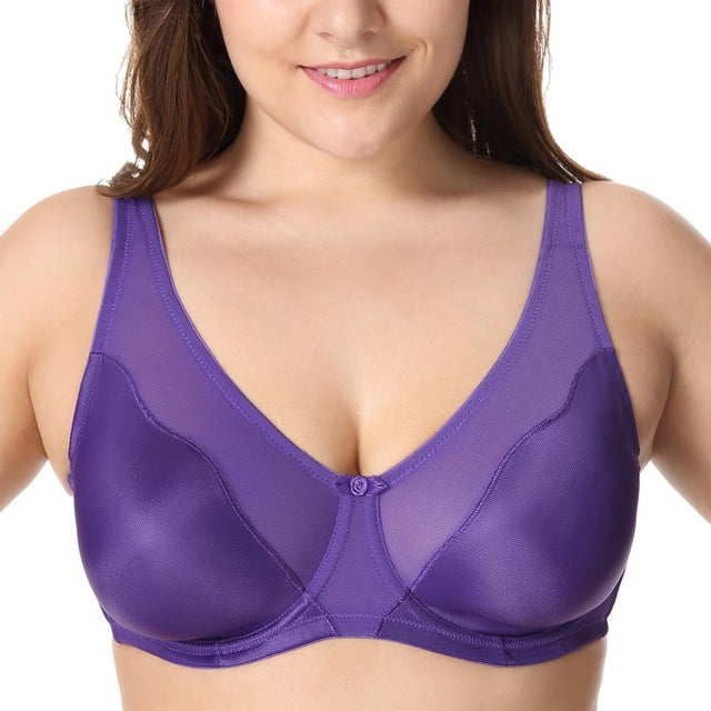 V-neck Full Coverage Underwire Bra