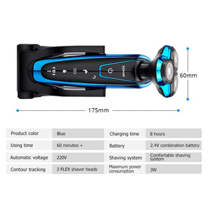 Men Washable Rechargeable Electric Shaver