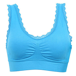 Sexy women double layer padded bra