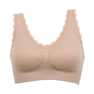 Sexy women double layer padded bra