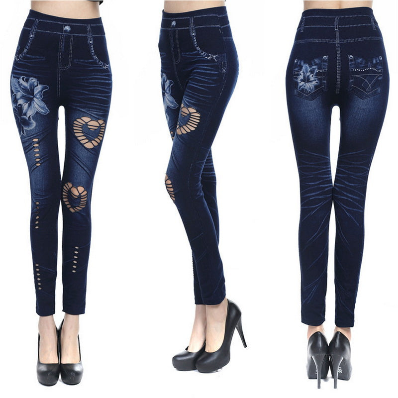 Sexy Denim Slim Leggings