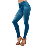 Denim Pants with Pocket Slim Leggings