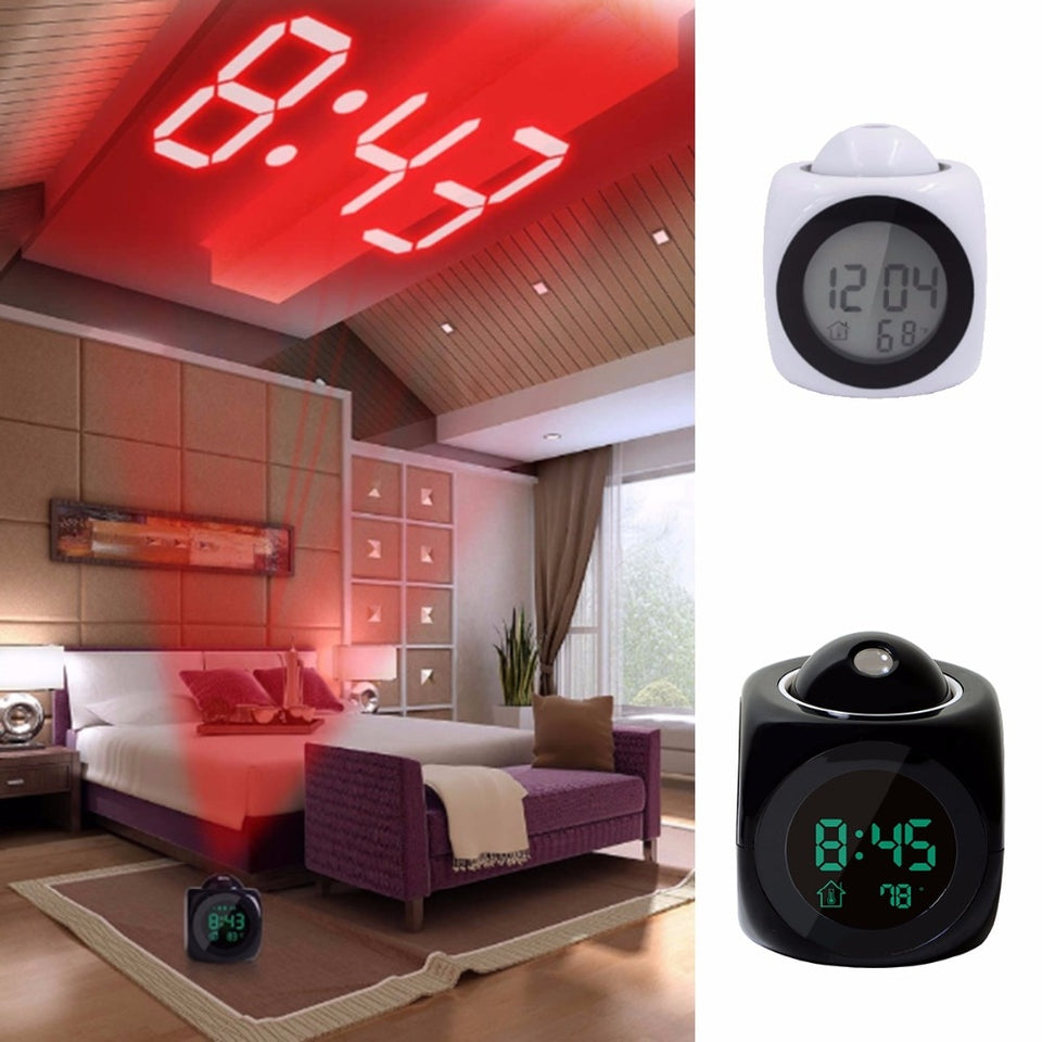 LED Display Time Digital Alarm Clock