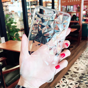 Lovebay Diamond Texture Case For iPhone 6 6s 7 8 Plus X XR XS Max