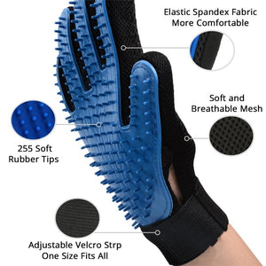 Dog Hair Deshedding Glove Brush