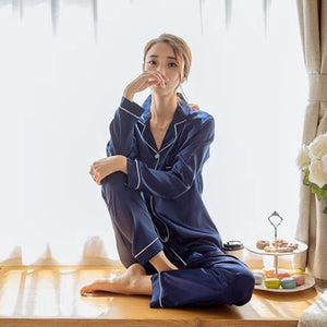 Silk Satin Pajamas Set