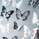 3d Effect Crystal Butterflies 18pcs