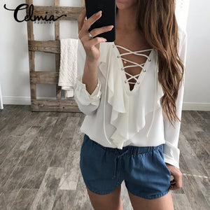 Chiffon Blouse Sexy Top