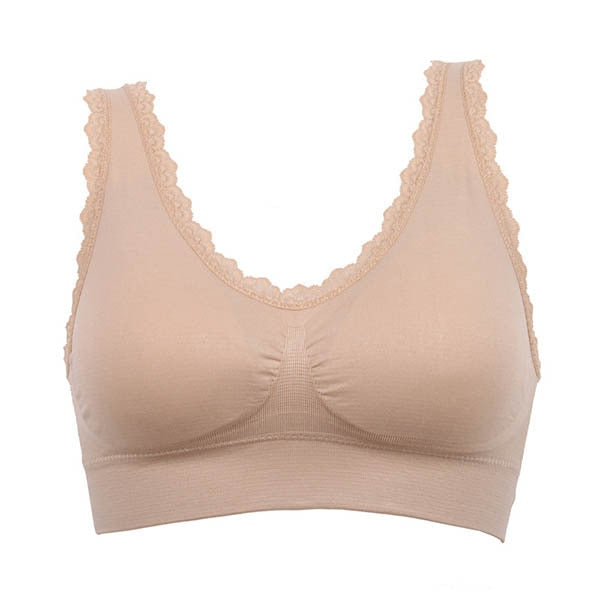 Seamless Lace Fitness Breathable Bra