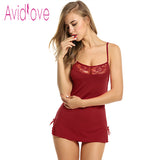 Sexy Lace Nightgown Cotton Nightdress