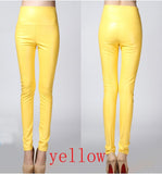 winter Women legging skinny PU leather pencil Leggings