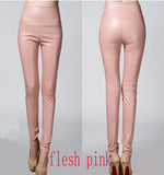 winter Women legging skinny PU leather pencil Leggings