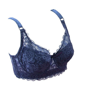 Sexy Full Lace Coverage Flower Bras