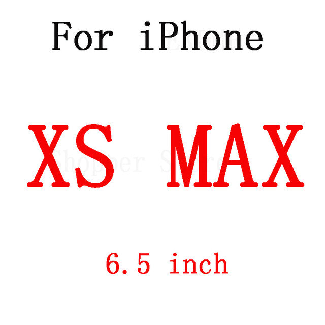 Tempered Glass For iPhone XS XR XS MAX Screen Protector