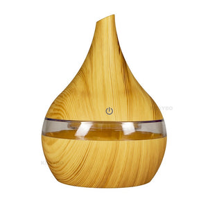 300ml USB Electric Aroma air diffuser wood Ultrasonic