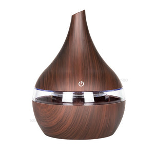 300ml USB Electric Aroma air diffuser wood Ultrasonic