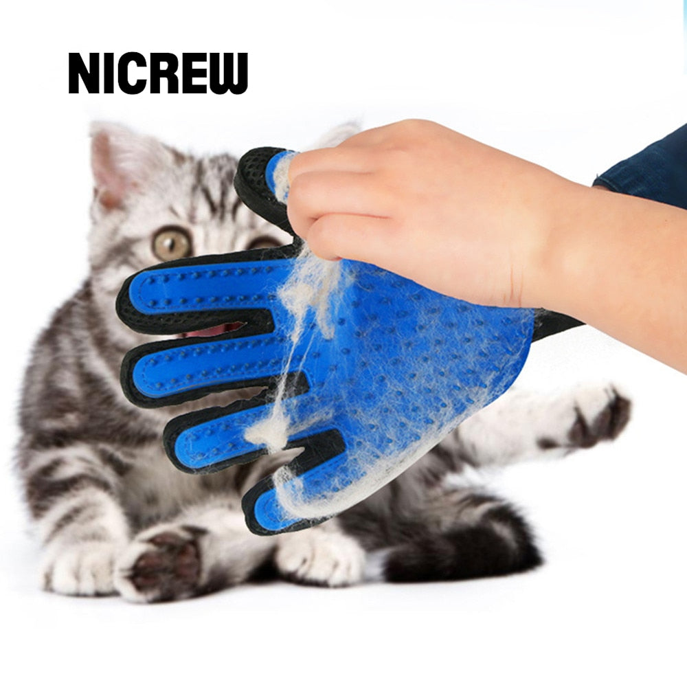 Dog Hair Deshedding Glove Brush