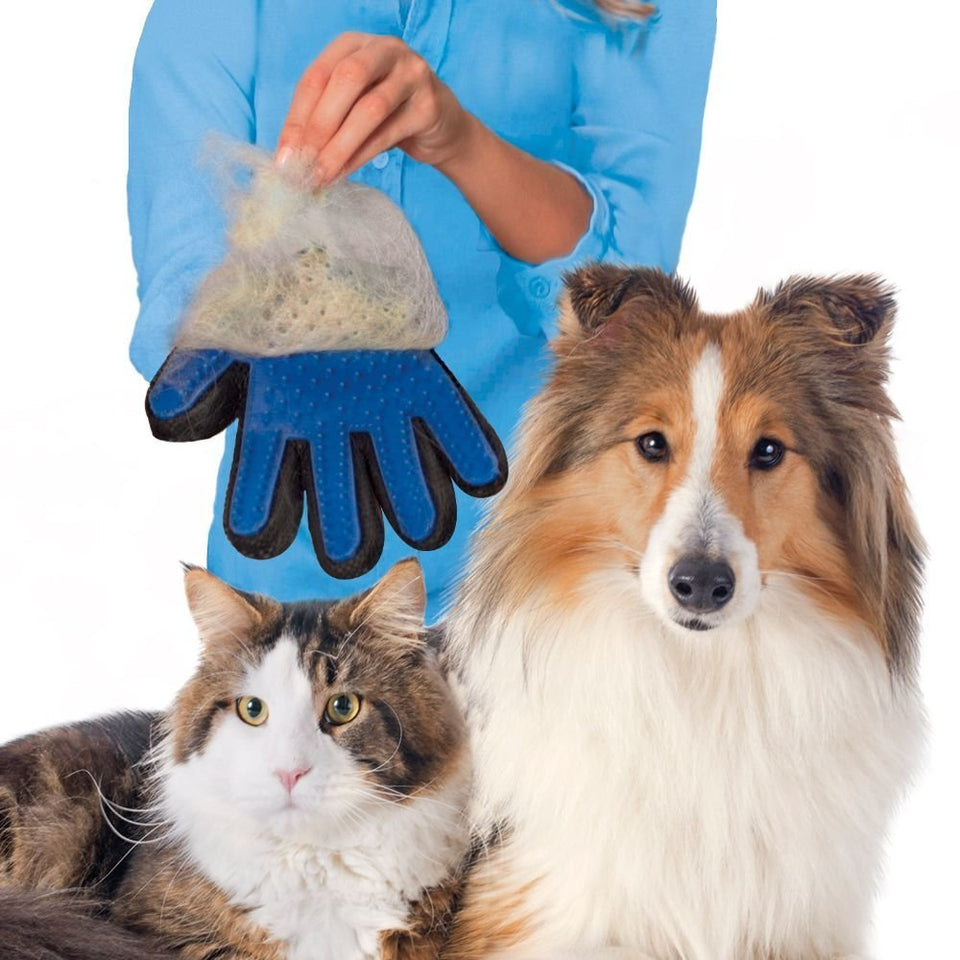 Dog Hair Deshedding Glove Brush