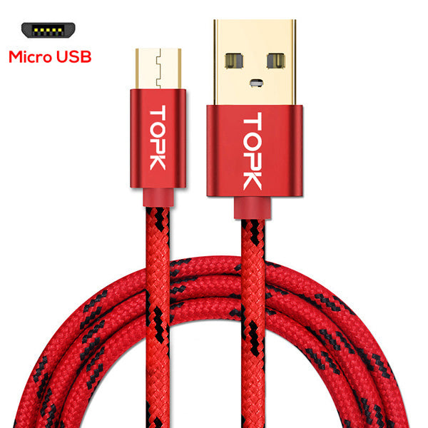 Fast Data Sync Charging Cable For Samsung Huawei Xiaomi LG Andriod Microusb Mobile Phone Cables